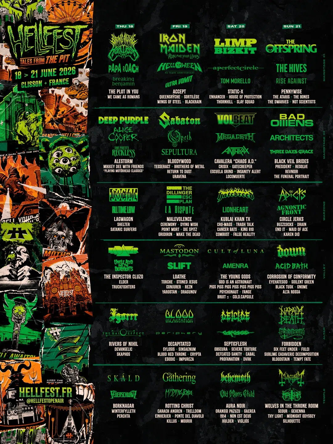 Hellfest 2026 festival artwork