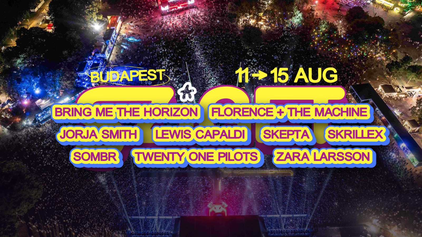 Sziget Festival 2026 festival artwork